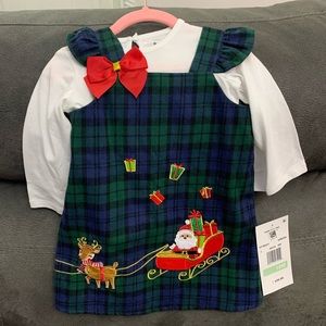 Rare Editions holiday dress. 18 months. New with tags.
